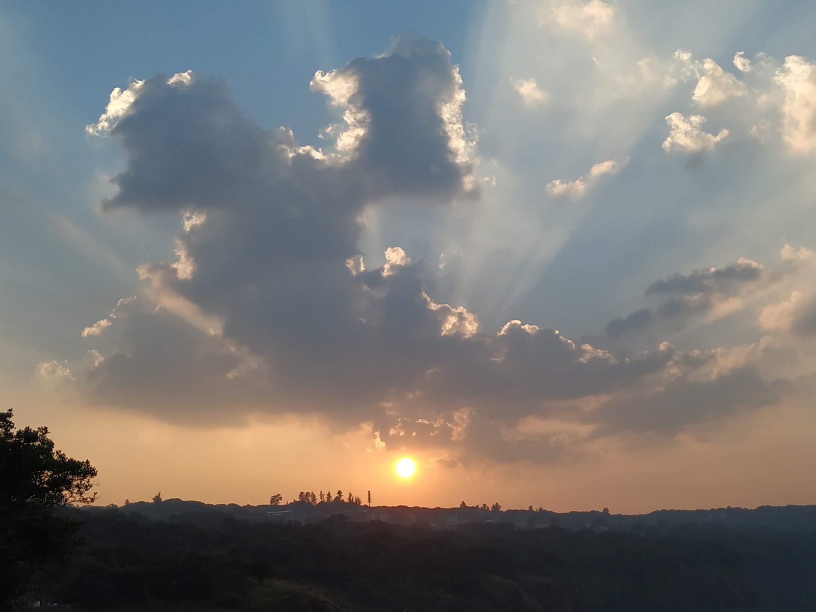 View of sunset from Kates Point Mahabaleshwar